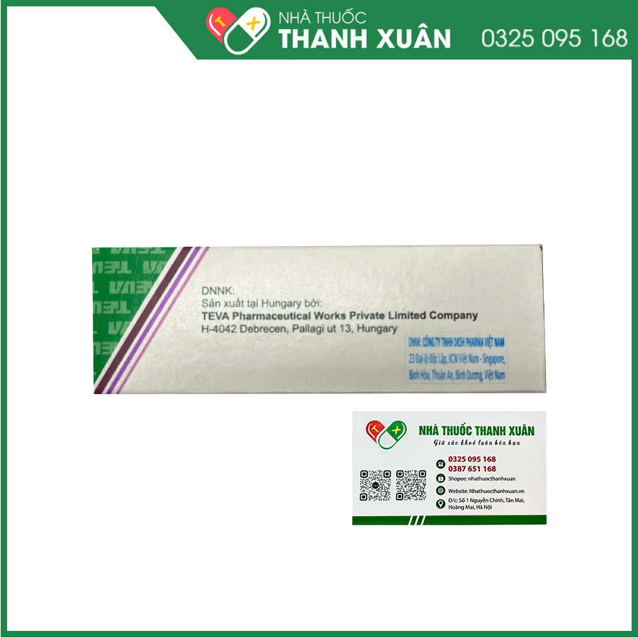 Meloxicam-Teva 7,5mg thuốc chống viêm xương khớp